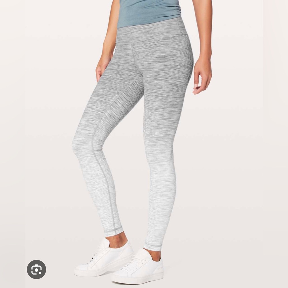 Lululemon gray ombré leggings (high-rise)
